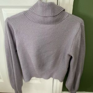 Cropped turtle neck